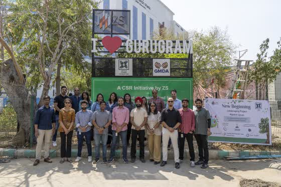 The team at the launch of Alankrit Upvan.