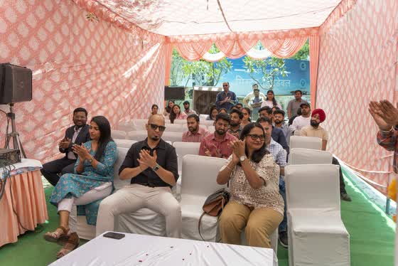 Guests at the opening.